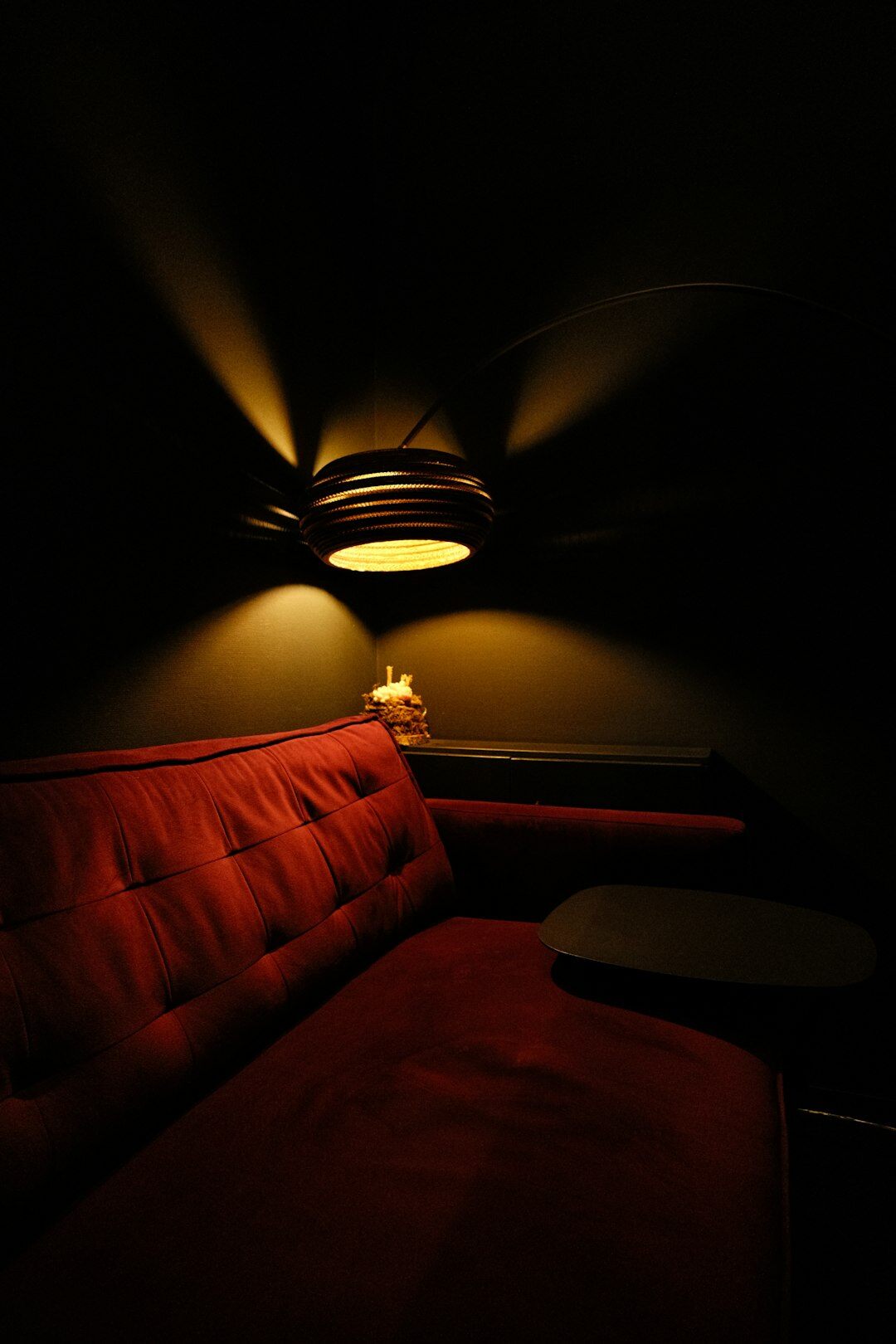 cinema projector in dark room