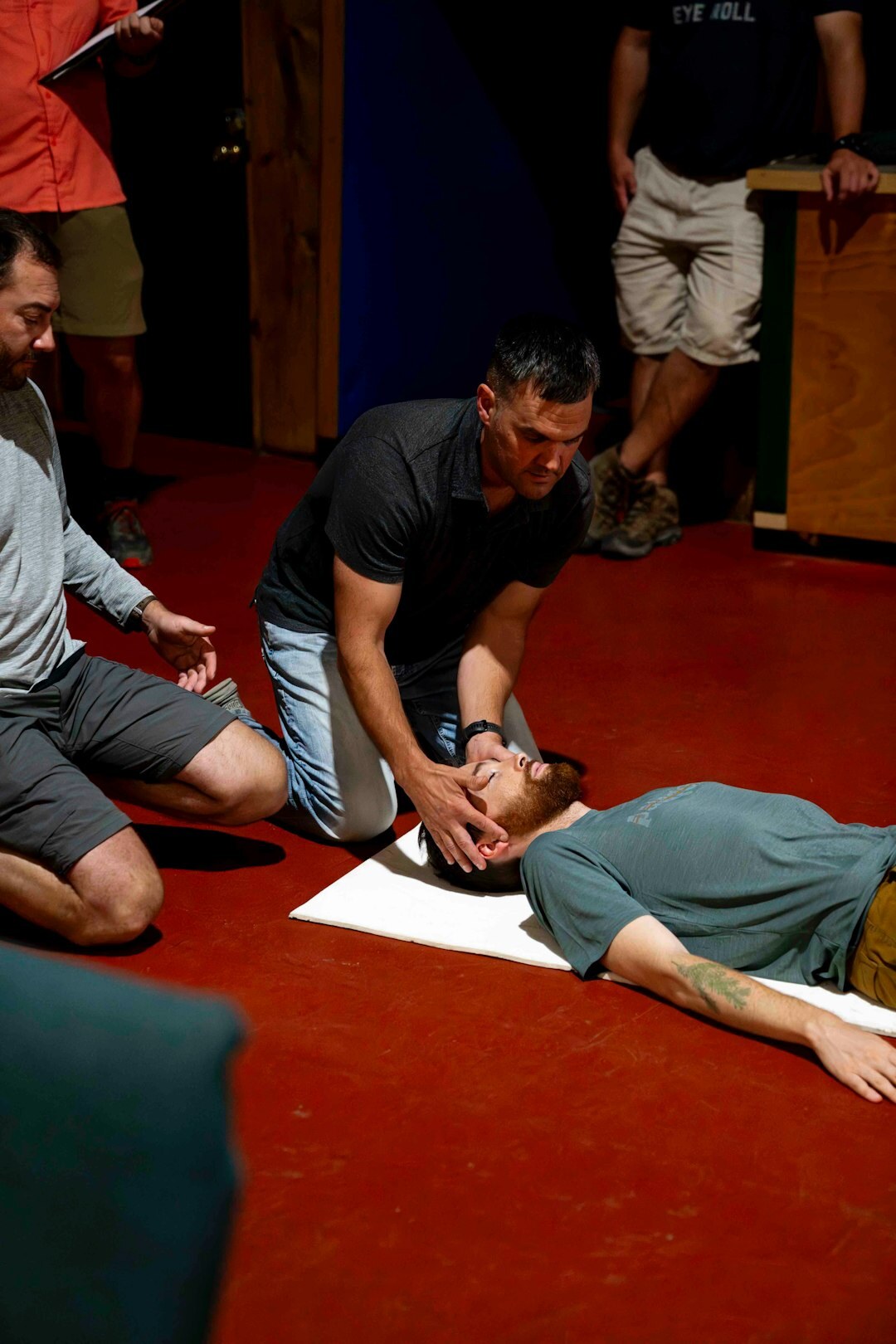 actor performing emotional scene